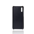 Samsung Galaxy A50 leather coated case - Black Hot on Sale