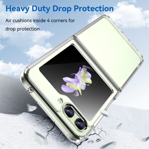 Samsung Galaxy Z Flip5 clear acrylic cover - Transparent Hot on Sale