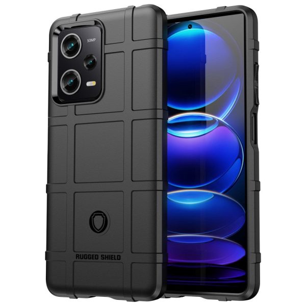 Rugged Shield case - Xiaomi Redmi Note 12 Pro - Black For Cheap