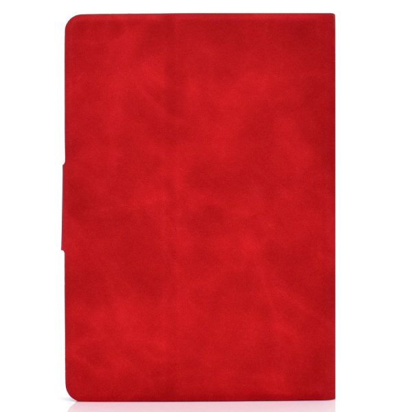 Amazon Kindle 11th Gen (2022) Folio Stand Leather Tablet Case - Red with Card Holder and Magnetic Cover Online