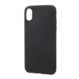 iPhone X matte ultra-thin soft TPU case - Black on Sale