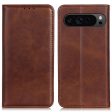 Wallet-style Google Pixel 9 leather case - Coffee Online