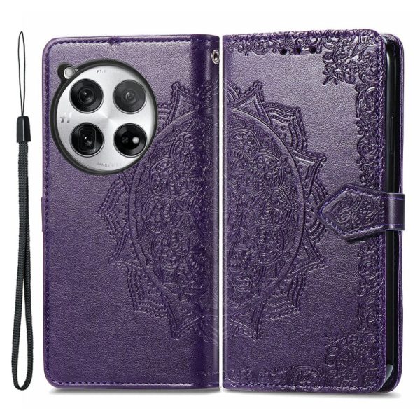 Mandala OnePlus 12 leather case - Purple Online now