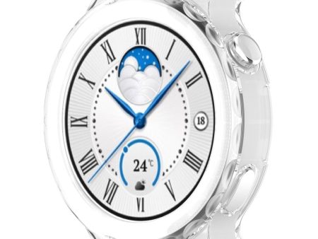 Huawei Watch GT 3 Pro 43mm hollow out cover - Transparent White Online