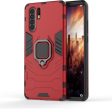 Huawei P30 Pro finger ring kickstand combo case - Red Cheap