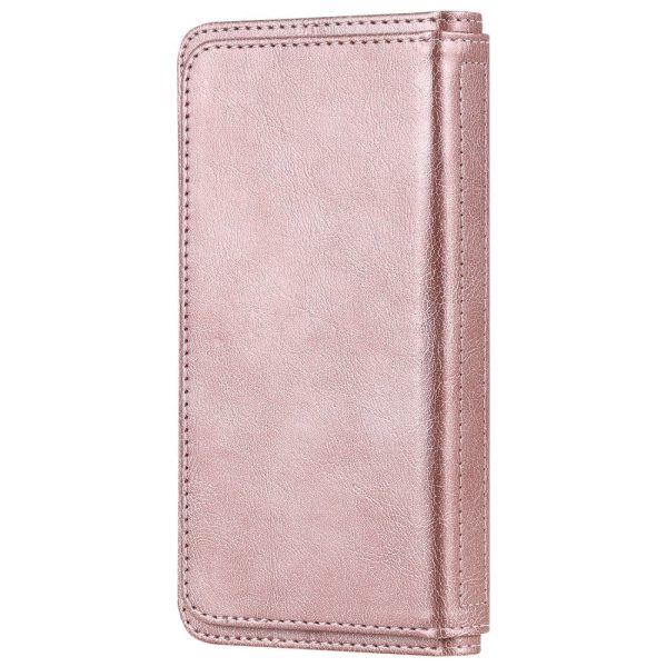 10-slot wallet case for Sony Xperia 1 IV - Rose Gold Hot on Sale