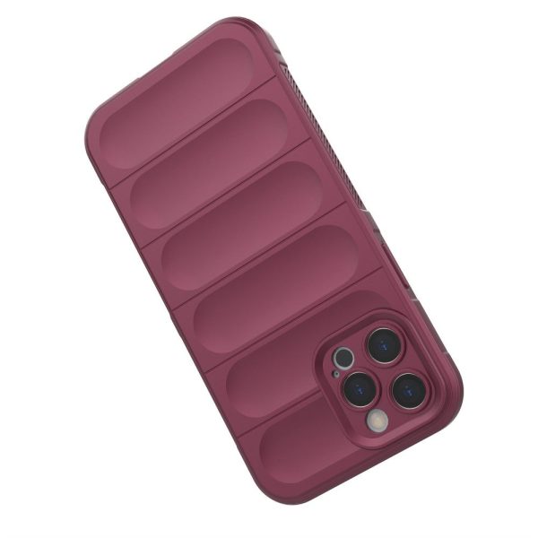 Soft gripformed cover for iPhone 12 Pro Max - Wine Red on Sale