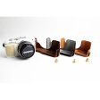 Olympus PEN E-PL9 half bottom leather case - Black Online