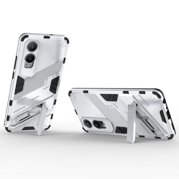 Shockproof OnePlus Nord CE4   Oppo K12x hybrid cover with a modern touch - White Supply