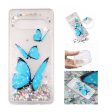 Samsung Galaxy S10 glittery sequins patterned case - Blue Butterfly Online now