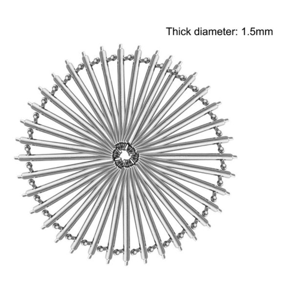 1 Pair stainless steel watch spring bar – 18mm Supply