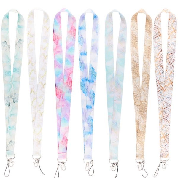 Universal chemistry pattern phone lanyard - Light Color Marble Online Sale