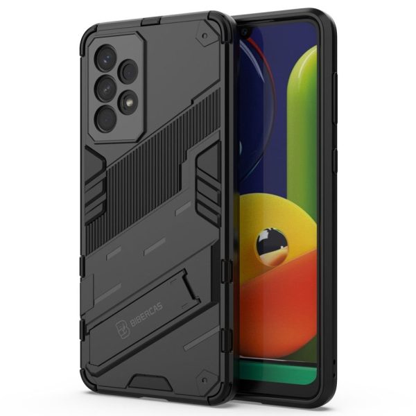 Shockproof hybrid cover with a modern touch for Samsung Galaxy A33 5G - Black Online Hot Sale