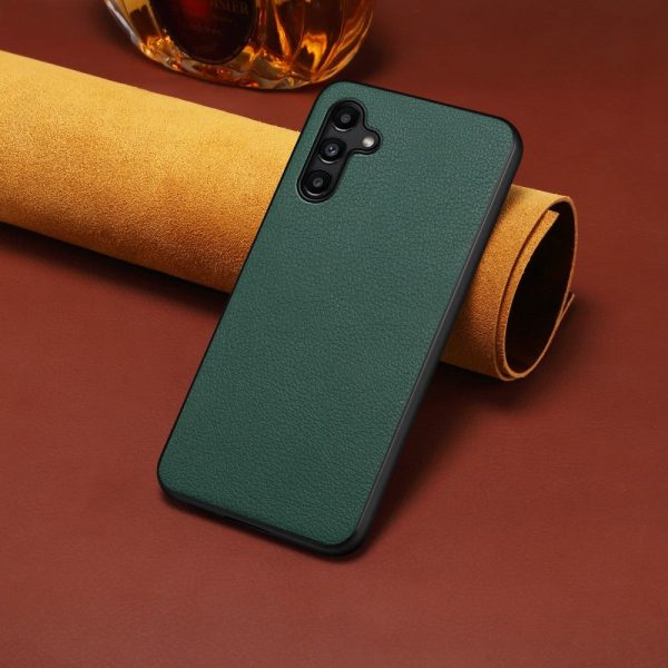 Matte and sleek textured Samsung Galaxy A15 cover - Green For Cheap