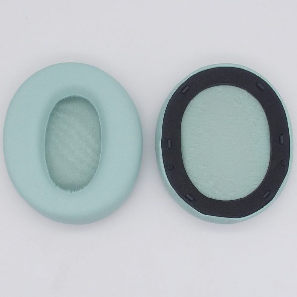 JZF-498 1 Pair Edifier W820NB Headphone Earpads Sponge+Protein Leather Ear Cushions - Cyan For Discount