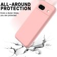 Matte liquid silicone Google Pixel 8A cover - Pink Online Sale