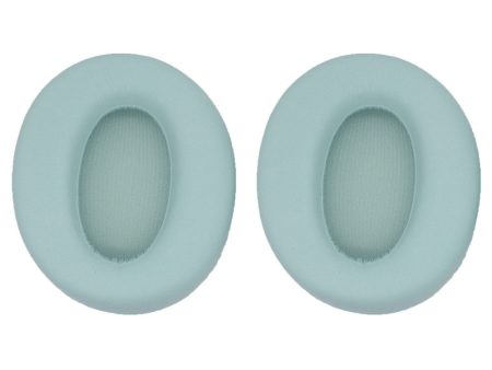 JZF-498 1 Pair Edifier W820NB Headphone Earpads Sponge+Protein Leather Ear Cushions - Cyan For Discount