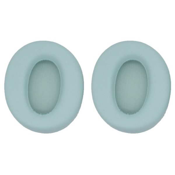 JZF-498 1 Pair Edifier W820NB Headphone Earpads Sponge+Protein Leather Ear Cushions - Cyan For Discount