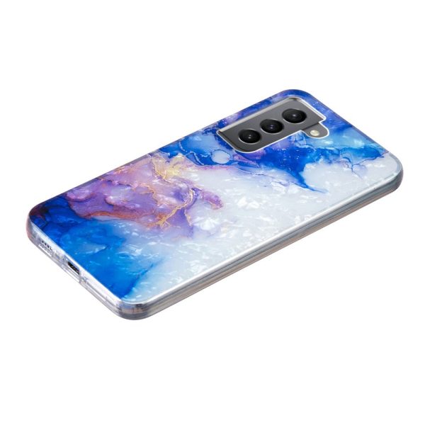 Marble Samsung Galaxy S21 case - Sky Blue Purple Marble Online