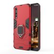 Huawei P20 Pro cool guard kickstand combo case with ring holder - Red Online Hot Sale