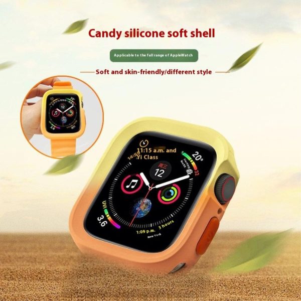 Apple Watch Series 4   5   6   SE   SE (2022) 40mm   7   8   9 41mm Dual Color Flexible Watch Case - Rose Online Sale