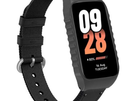 Xiaomi Smart Band 8 Active   Redmi Smart Band 2 Strap Nylon Canvas Woven Watch Bands - Black Online