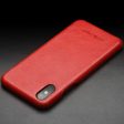 QIALINO iPhone X cowhide leather case - Red Discount