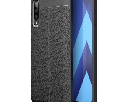 Samsung Galaxy A50 litchi case - Black Online Hot Sale