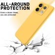 Matte liquid silicone Xiaomi Redmi Note 13 cover - Yellow Online Hot Sale