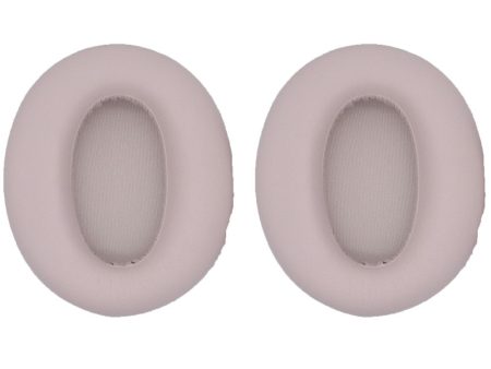 JZF-498 1 Pair Edifier W820NB Headphone Earpads Sponge+Protein Leather Ear Cushions - Khaki For Sale