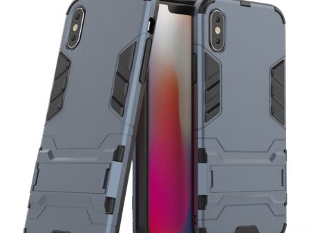 iPhone XS cool guard hybrid case - Dark Blue Supply