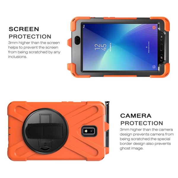 Samsung Galaxy Tab Active 2 X-Shape combo case - Orange Discount