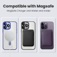 iPhone 14 Pro Max cover with MagSafe compatiblity and card bag - Blue Hot on Sale