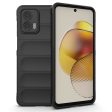 Soft gripformed cover for Motorola Moto G73 - Black Fashion