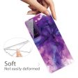 Marble Samsung Galaxy S21 FE case - Dreamy Purple Marble Hot on Sale