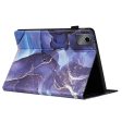 Lenovo Tab M11   Xiaoxin Pad 11 2024 Case Marble Leather Protective Tablet Cover Auto Wake Sleep - Grey Discount