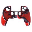 Sony PlayStation 5 - PS5 silicone case - Camouflage Red For Cheap