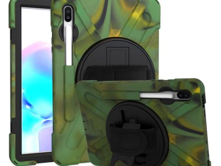 Samsung Galaxy Tab S6 X-Shape combo case - Camouflage Cheap