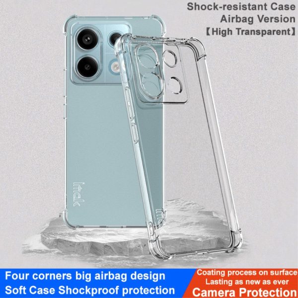 IMAK Airbag Cover for Xiaomi Redmi Note 13 Pro - Transparent Sale