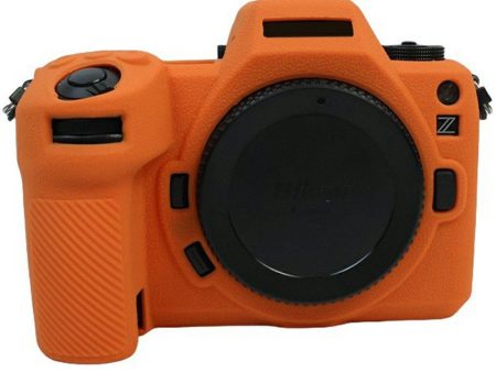 Nikon Z6 III Silicone Case Camera Sleeve Drop Protection Dustproof Cover - Orange For Discount