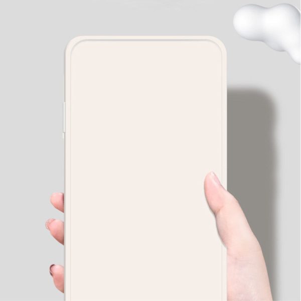 Microfiber lined soft rubber Samsung Galaxy A55 cover - Beige Supply