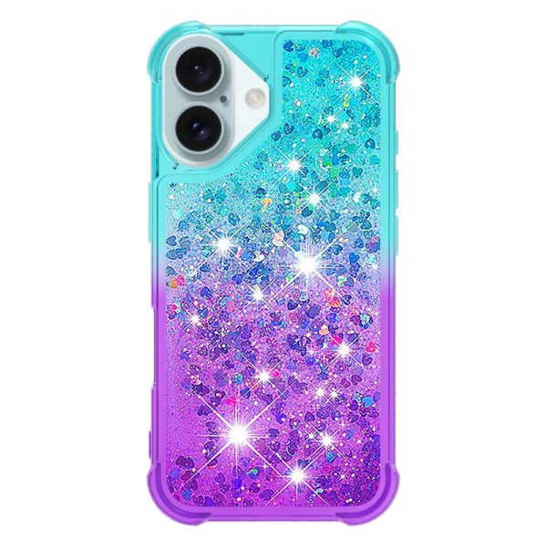 Princess iPhone 16 Plus cover - Sky Blue + Purple For Discount