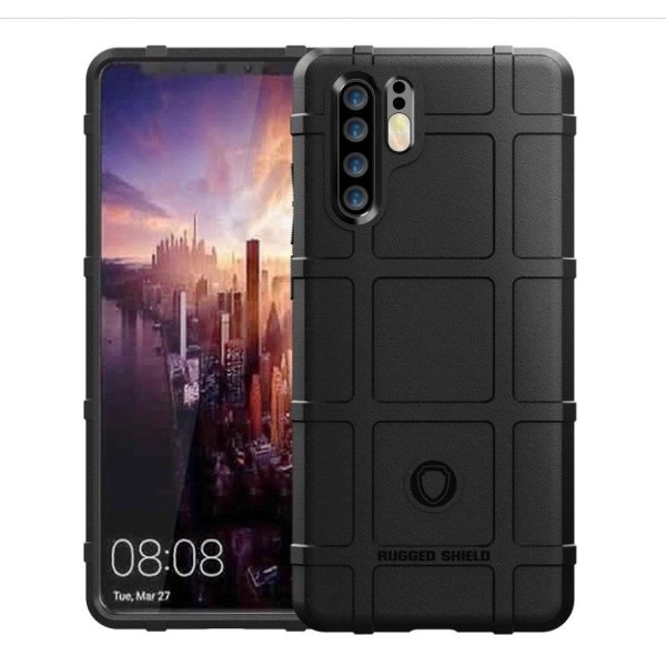 Huawei P30 Pro rugged square grid texture - Black Online