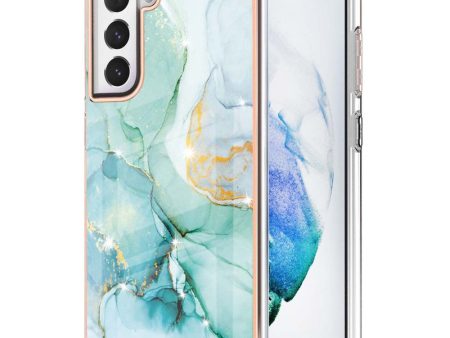 Marble Samsung Galaxy S21 FE case - Green Marble Haze Online