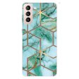 Marble Samsung Galaxy S22 case - Emerald Cube Pattern For Cheap