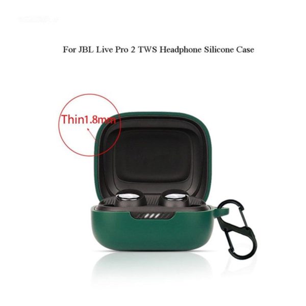 JBL Live Pro 2 silicone case with buckle - Blackish Green For Cheap