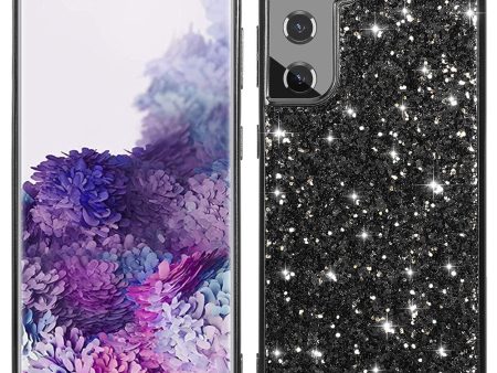 Glitter Samsung Galaxy S21 FE case - Black For Cheap