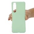 Matte liquid silicone cover for Sony Xperia 1 IV - Green Fashion