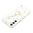 Marble design Samsung Galaxy A55 cover - White For Cheap