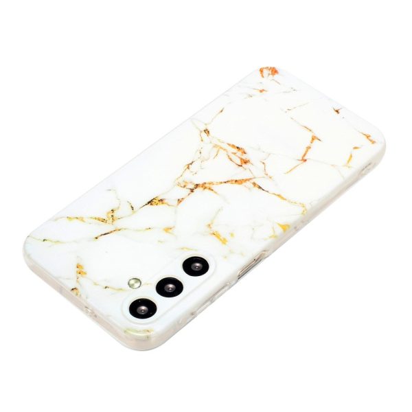 Marble design Samsung Galaxy A55 cover - White For Cheap